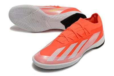 Men's Adidas X Crazyfast.1 IC Football Shoes - Red/White/Black