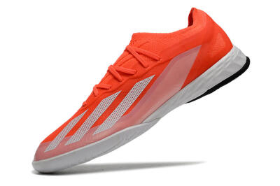 Men's Adidas X Crazyfast.1 IC Football Shoes - Red/White/Black