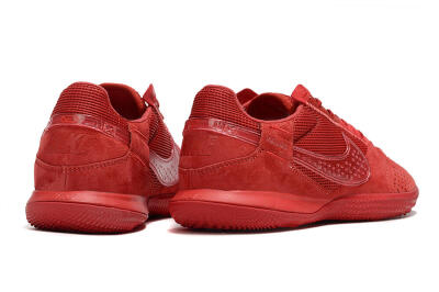 Men's Nike Street Gato IC Football Shoes - Red/Red/Red