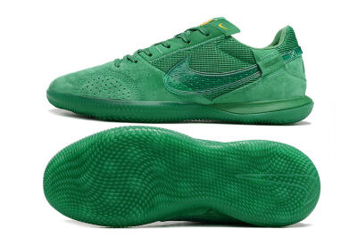 Men's Nike Street Gato IC Football Shoes - Green/Green/Green