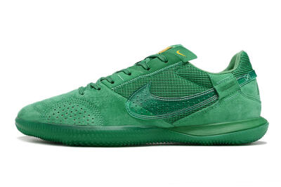 Men's Nike Street Gato IC Football Shoes - Green/Green/Green