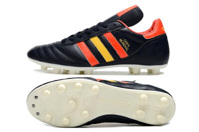 Men's Adidas Copa Mundial FG Football Boots - Black/Red/Yellow