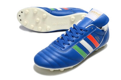 Men's Adidas Copa Mundial FG Football Boots - Blue/Green/White/Red