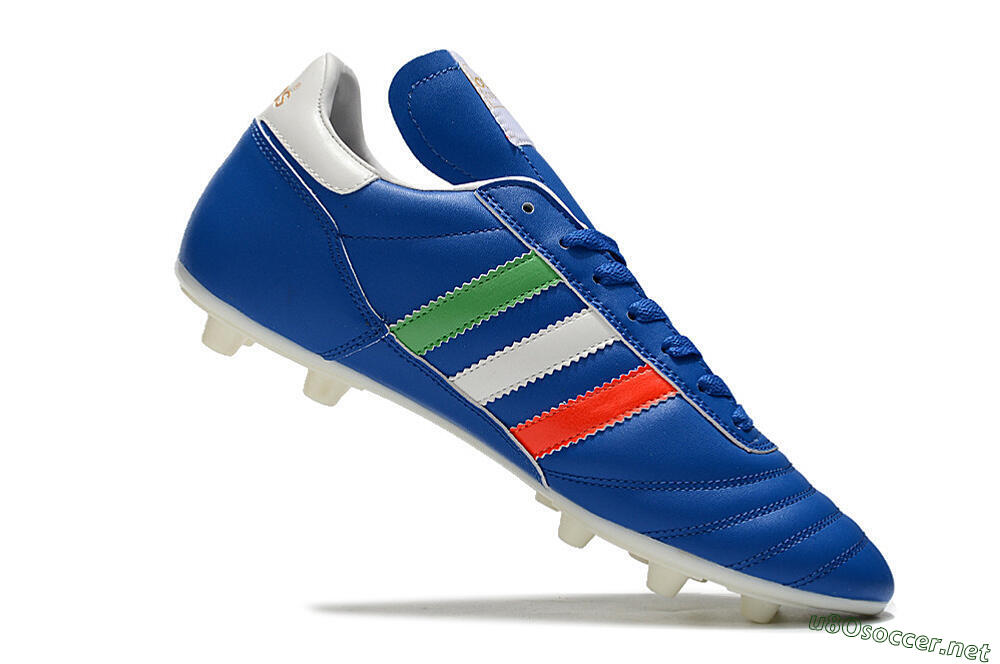 Men's Adidas Copa Mundial FG Football Boots - Blue/Green/White/Red 4