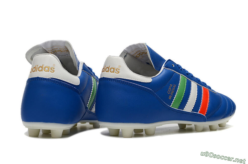 Men's Adidas Copa Mundial FG Football Boots - Blue/Green/White/Red 6