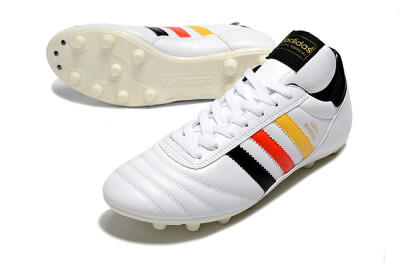 Men's Adidas Copa Mundial FG Football Boots - White/Black/Red/Yellow