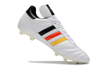 Men's Adidas Copa Mundial FG Football Boots - White/Black/Red/Yellow