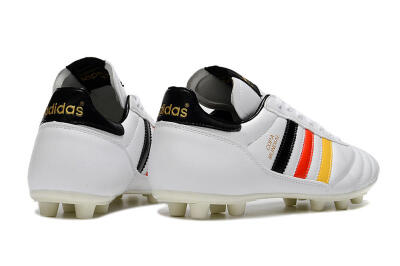 Men's Adidas Copa Mundial FG Football Boots - White/Black/Red/Yellow