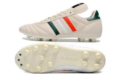Men's Adidas Copa Mundial FG Football Boots - Beige/Green/White/Red