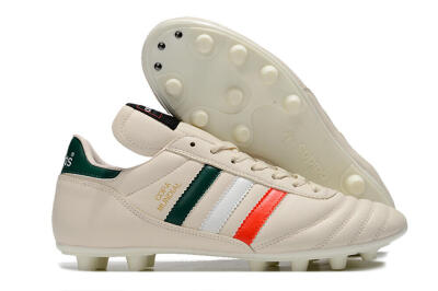 Men's Adidas Copa Mundial FG Football Boots - Beige/Green/White/Red