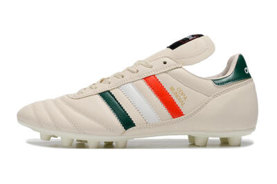 Men's Adidas Copa Mundial FG Football Boots - Beige/Green/White/Red