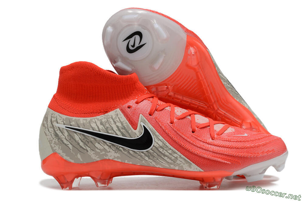 Men's Nike Phantom Luna Elite FG Football Boots - Red/Brown/Black 2