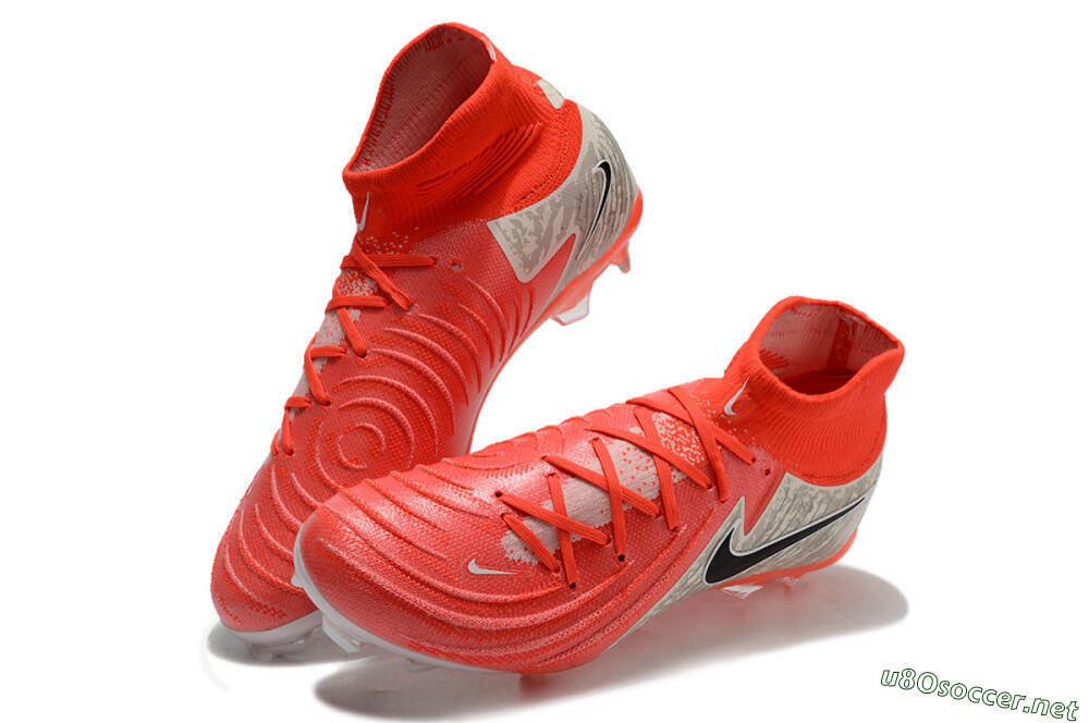 Men's Nike Phantom Luna Elite FG Football Boots - Red/Brown/Black 3