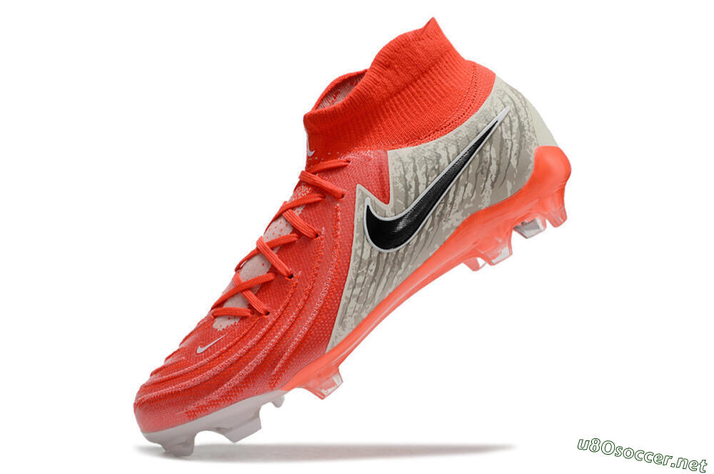 Men's Nike Phantom Luna Elite FG Football Boots - Red/Brown/Black 5