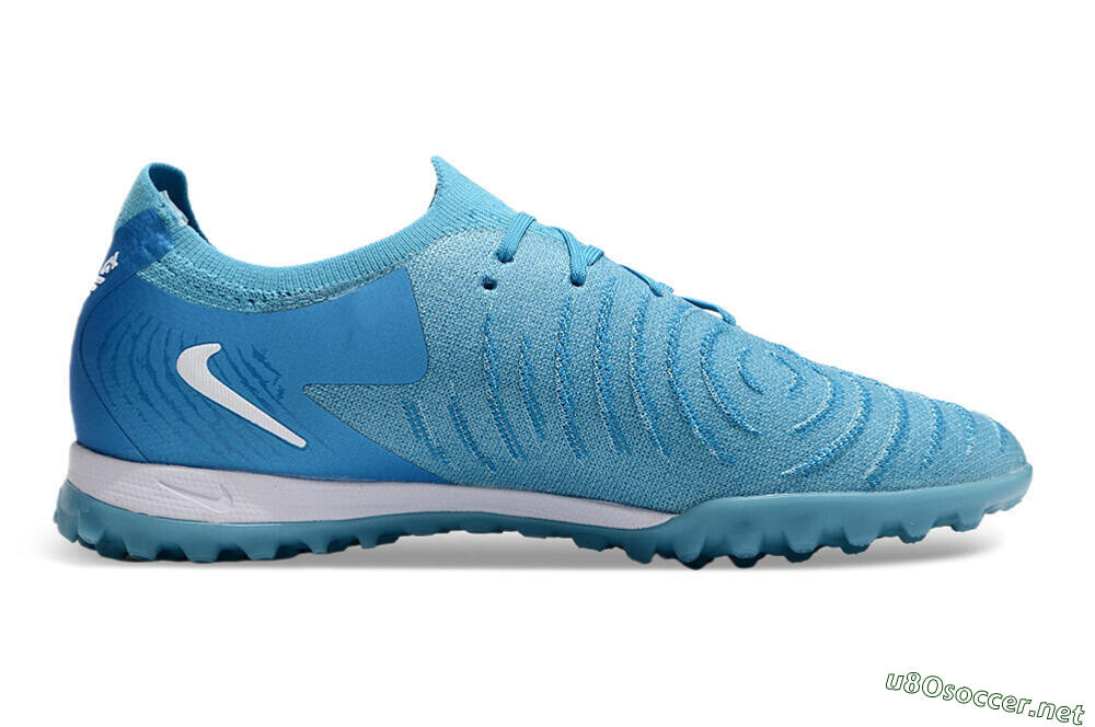 Unisex Nike Phantom Luna Elite TF Football Shoes - Jade/White/Blue 7