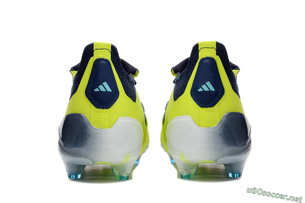 Unisex Adidas Predator Elite Foldover Tongue FG Football Boots - Yellow/Blue/Jade 5