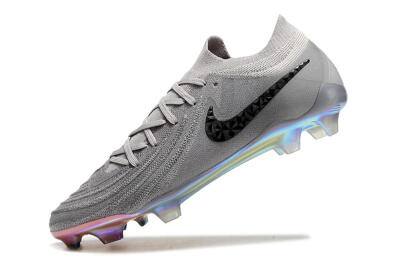 Unisex Nike Phantom Luna Elite NU FG Football Boots - Grey/Black/Blue