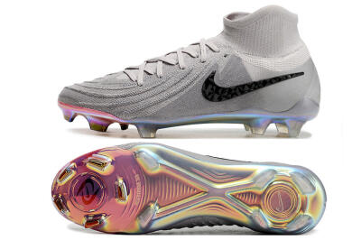 Unisex Nike Phantom Luna Elite NU FG Football Boots - Grey/Black/Blue