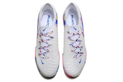 Men's Nike Phantom GX 2 Elite TF Football Shoes - White/Blue/Pink/Yellow