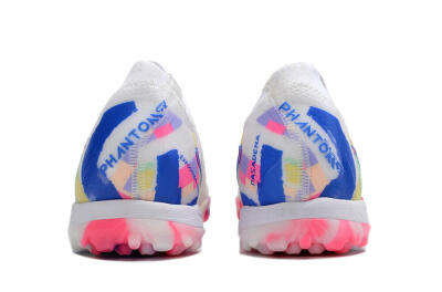 Men's Nike Phantom GX 2 Elite TF Football Shoes - White/Blue/Pink/Yellow