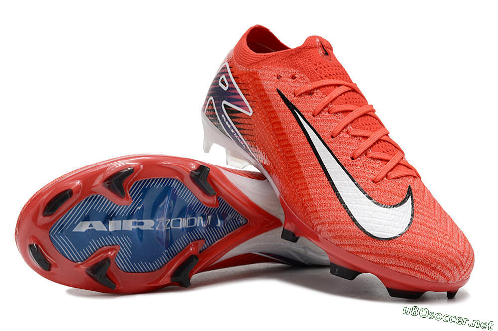 Men's Nike Air Zoom Mercurial Vapor 16 Elite FG Football Boots - Red/White/Blue 3