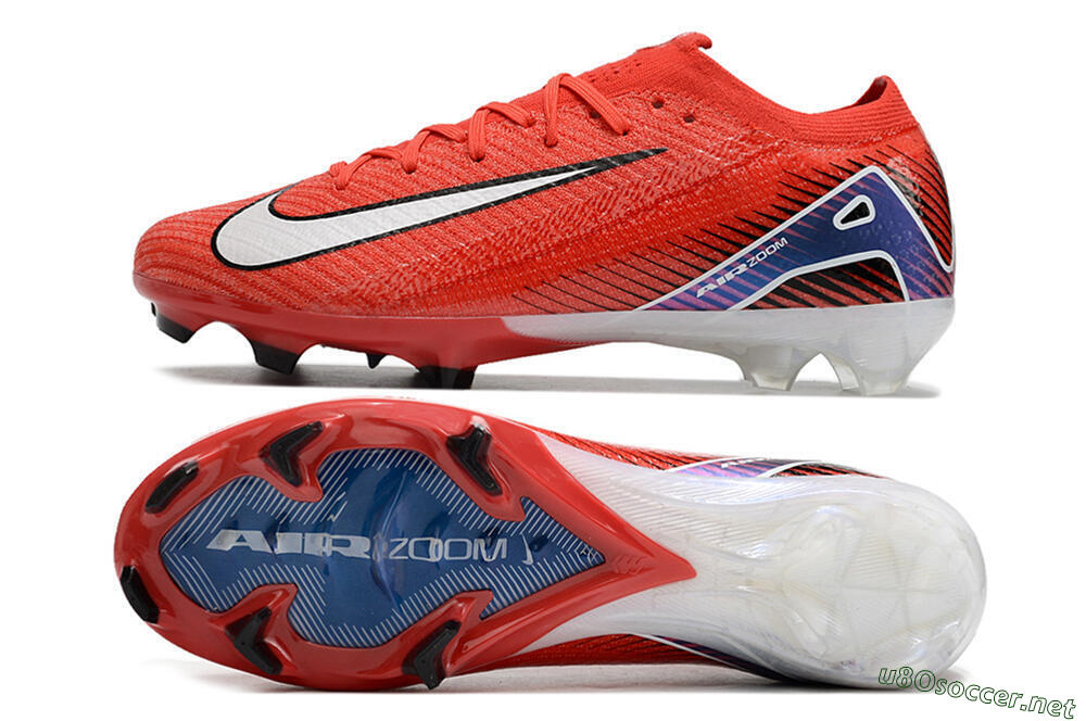 Men's Nike Air Zoom Mercurial Vapor 16 Elite FG Football Boots - Red/White/Blue 1