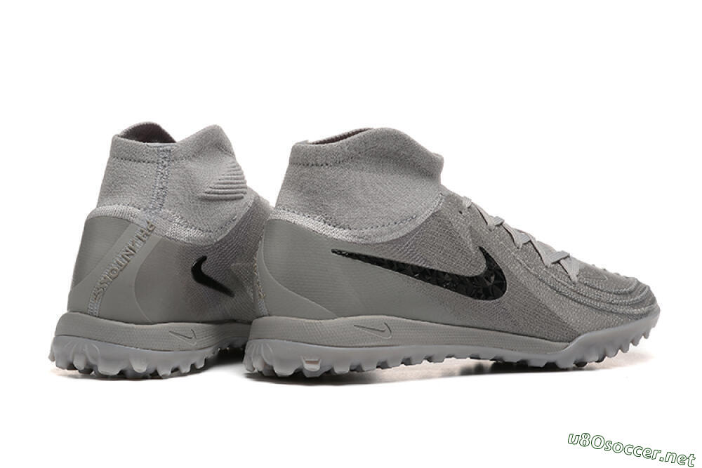 Men's Nike Phantom Luna Elite TF Football Shoes - Grey/Black 9