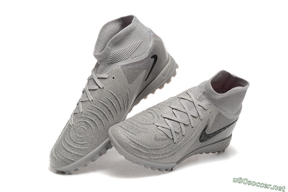 Men's Nike Phantom Luna Elite TF Football Shoes - Grey/Black 6