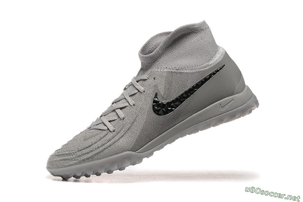 Men's Nike Phantom Luna Elite TF Football Shoes - Grey/Black 8
