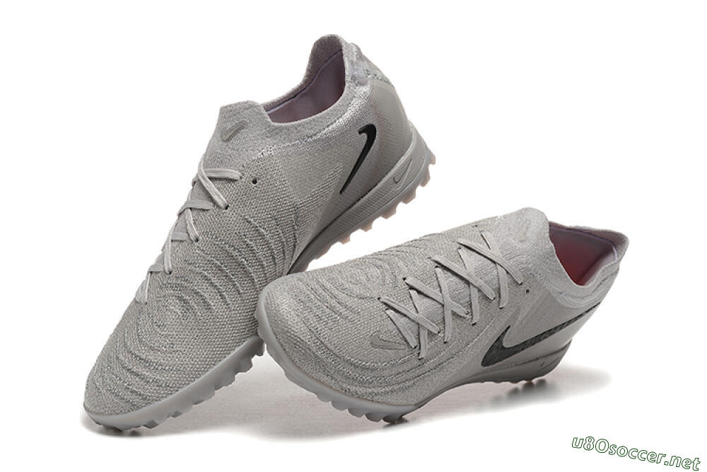 Men's Nike Phantom Luna Elite TF Football Shoes - Grey/Black 6