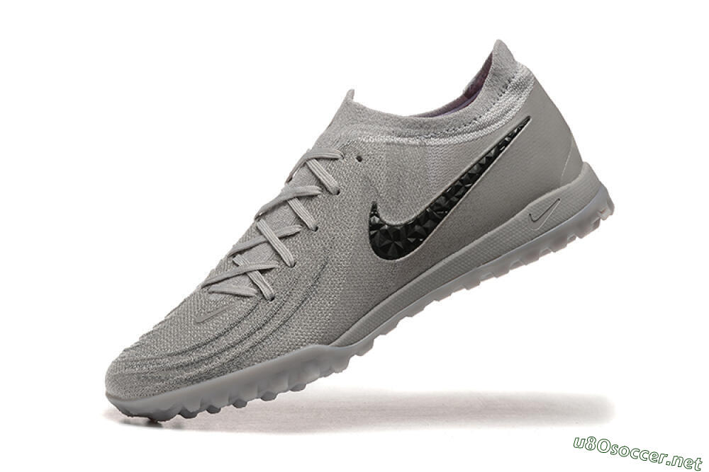 Men's Nike Phantom Luna Elite TF Football Shoes - Grey/Black 8