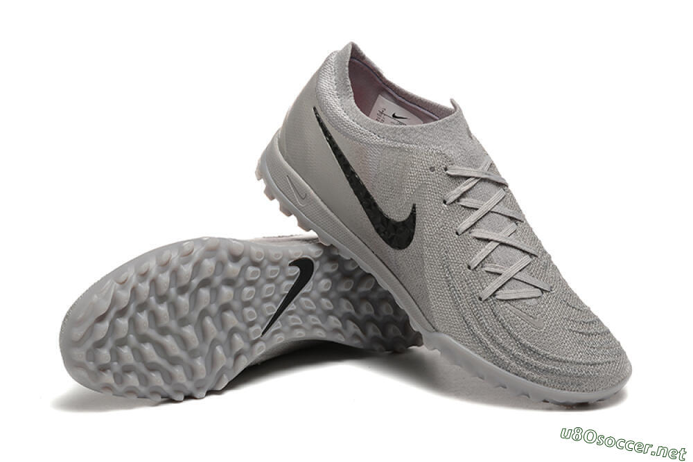 Men's Nike Phantom Luna Elite TF Football Shoes - Grey/Black 4