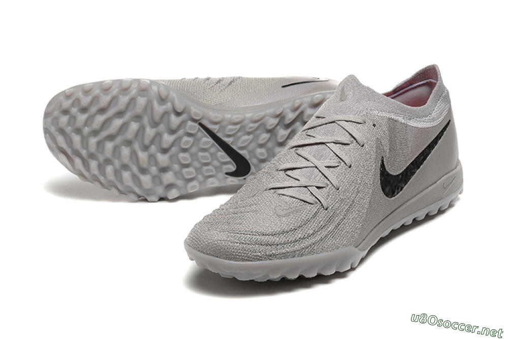 Men's Nike Phantom Luna Elite TF Football Shoes - Grey/Black 3