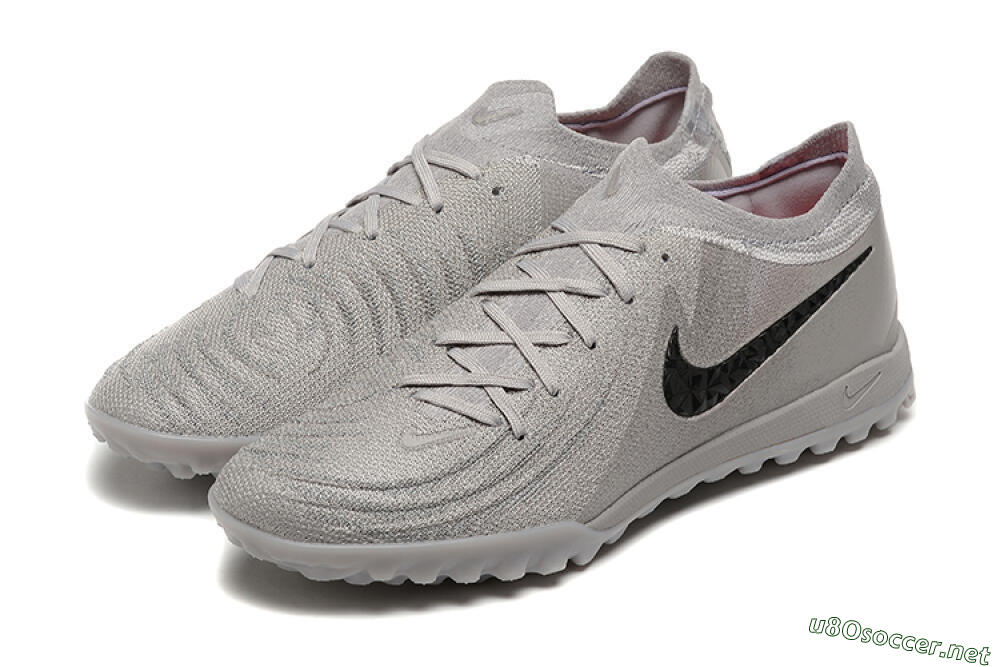 Men's Nike Phantom Luna Elite TF Football Shoes - Grey/Black 5