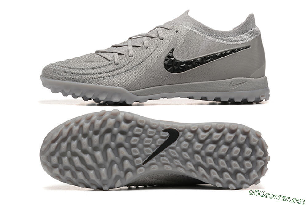 Men's Nike Phantom Luna Elite TF Football Shoes - Grey/Black 1