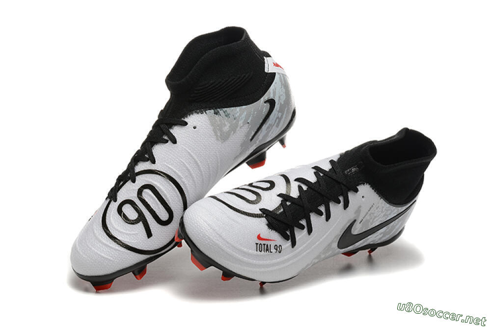 Men's Nike Phantom Luna Elite FG Football Boots - White/Red/Black/Grey 6