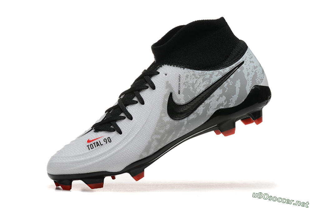 Men's Nike Phantom Luna Elite FG Football Boots - White/Red/Black/Grey 8