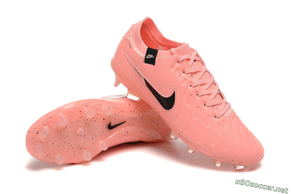 Men's Nike Tiempo Legend 10 Elite FG Football Boots - Pink/Black 4