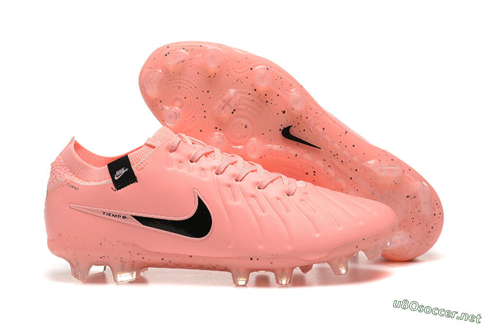 Men's Nike Tiempo Legend 10 Elite FG Football Boots - Pink/Black 2