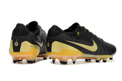 Men's Nike Tiempo Legend 10 Elite FG Football Boots - Black/Gold