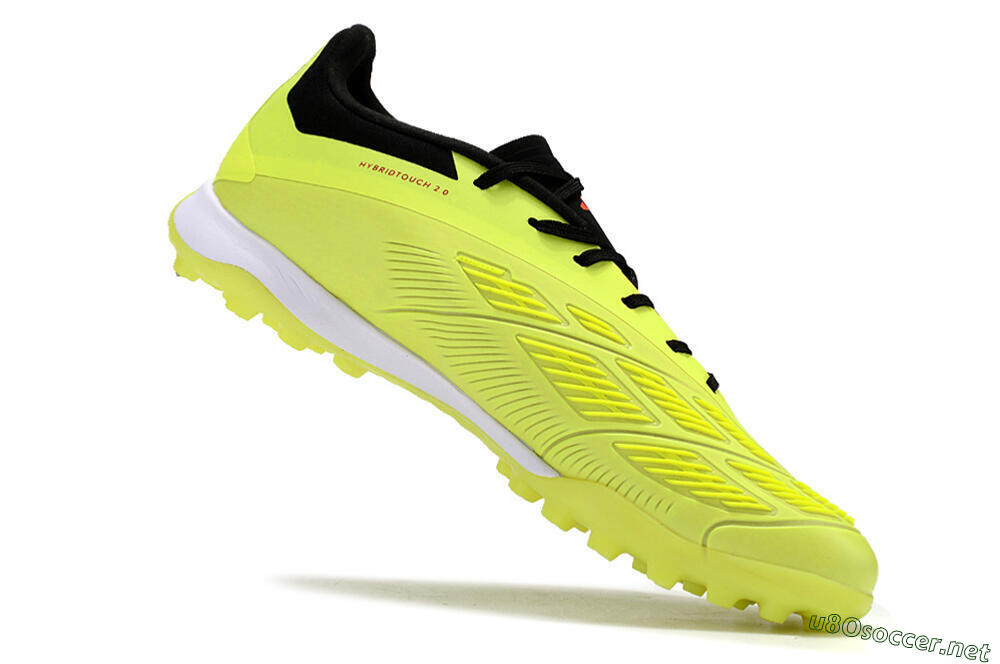 Men's Adidas Predator Accuracy Elite TF Football Shoes - Yellow/Black/Silver 4