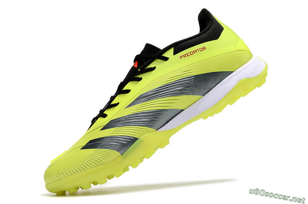 Men's Adidas Predator Accuracy Elite TF Football Shoes - Yellow/Black/Silver 5