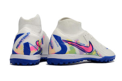 Men's Nike Phantom GX 2 Luna Elite TF Football Shoes - White/Blue/Pink