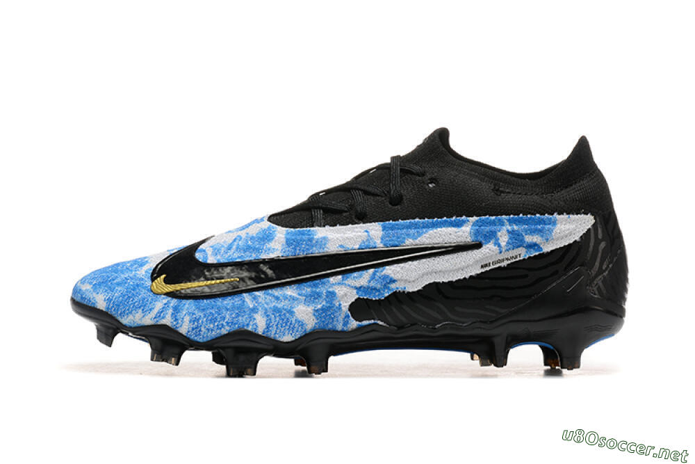 Men's Nike Phantom GX Elite FG Football Boots - Blue/Grey/Black/Gold 0