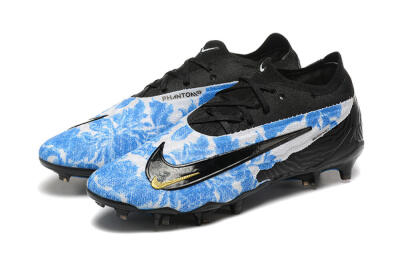 Men's Nike Phantom GX Elite FG Football Boots - Blue/Grey/Black/Gold