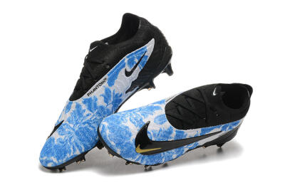 Men's Nike Phantom GX Elite FG Football Boots - Blue/Grey/Black/Gold