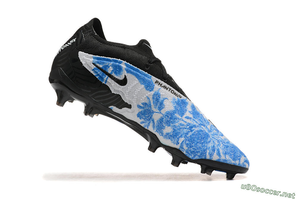 Men's Nike Phantom GX Elite FG Football Boots - Blue/Grey/Black/Gold 7
