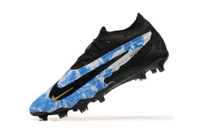 Men's Nike Phantom GX Elite FG Football Boots - Blue/Grey/Black/Gold