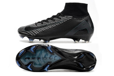 Men's Nike Air Zoom Mercurial Superfly 10 Elite FG Football Boots - Black/Jade/Blue