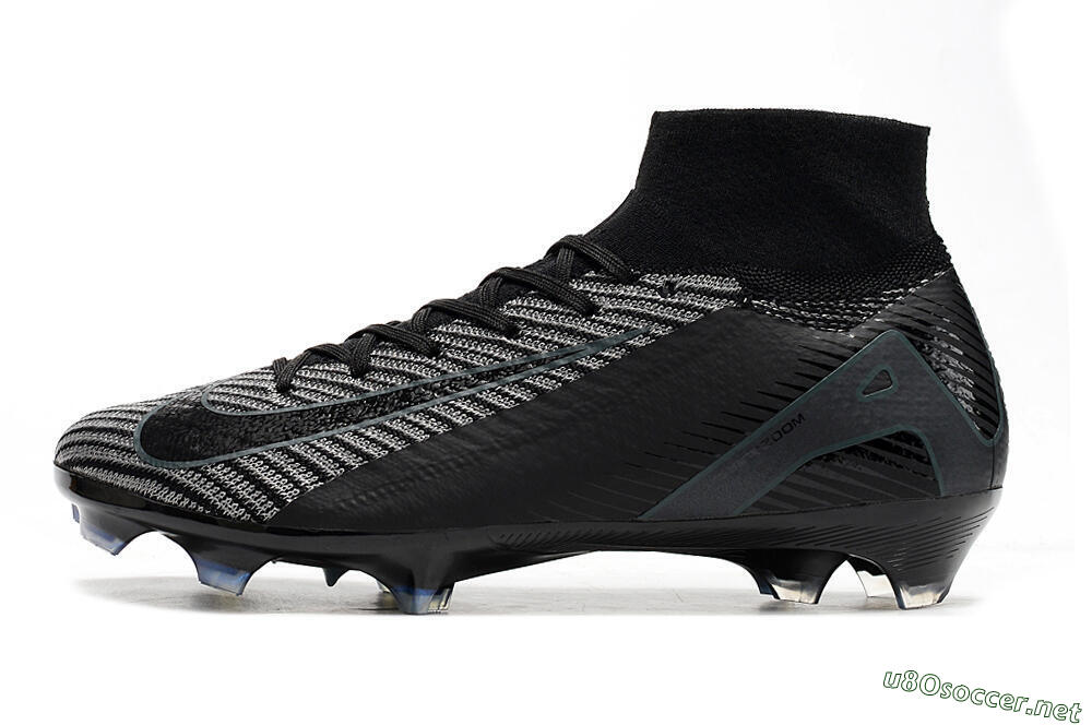 Men's Nike Air Zoom Mercurial Superfly 10 Elite FG Football Boots - Black/Jade/Blue 0
